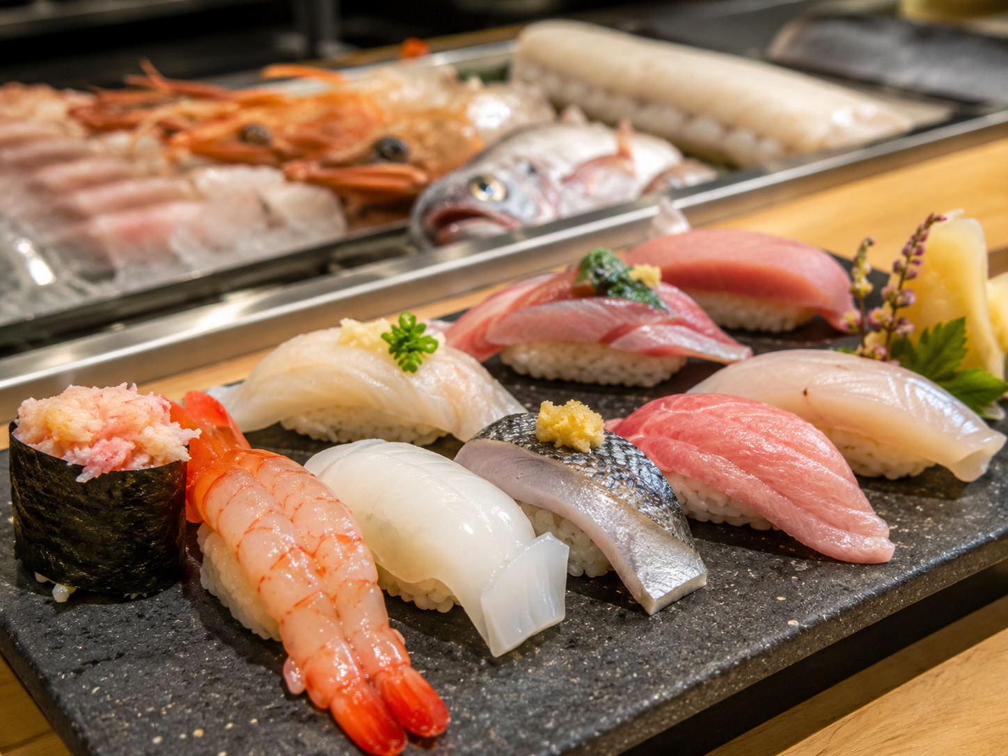 富山湾の地魚を使った寿司