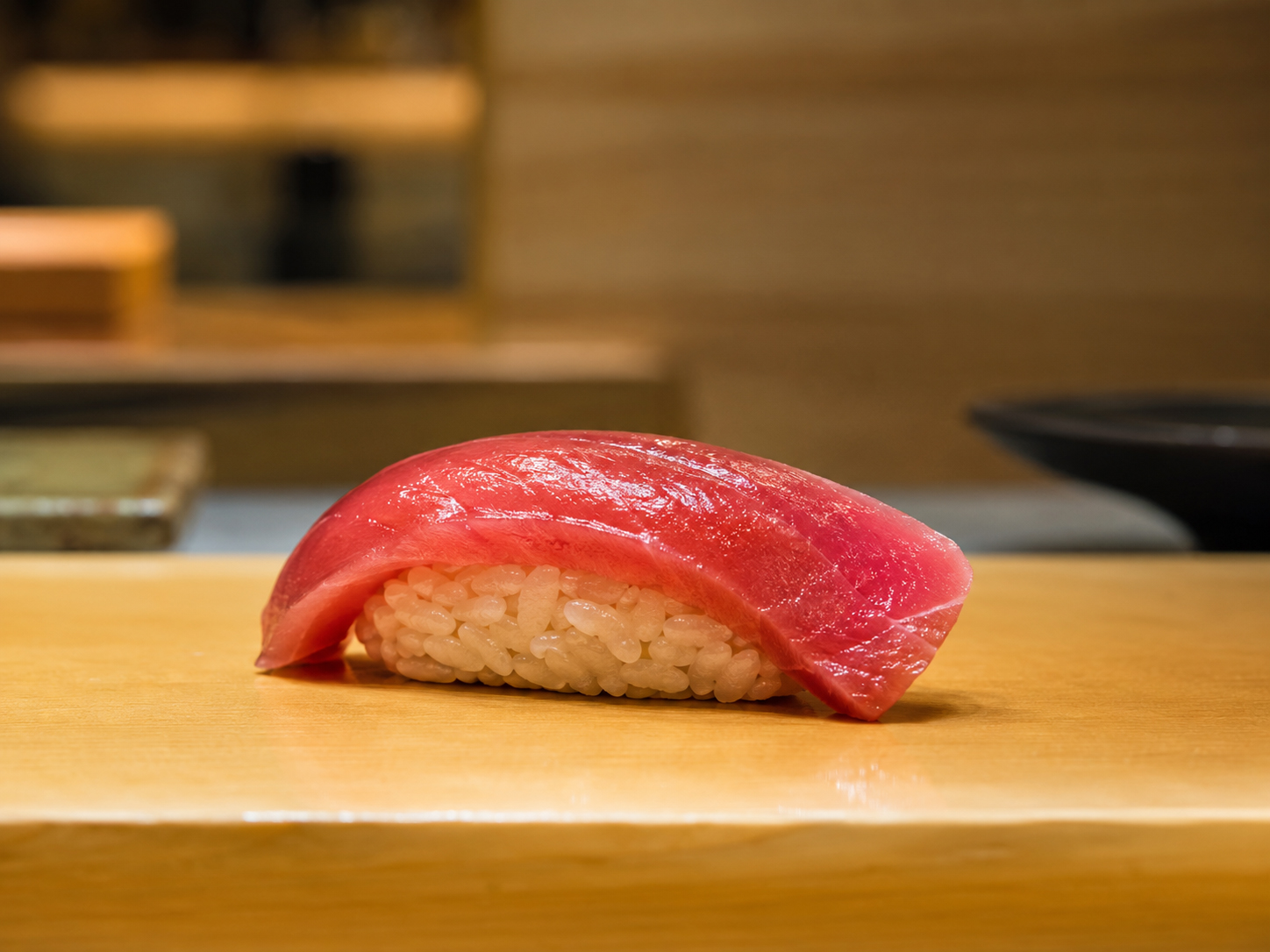 ネタとシャリが美しく一体になった完成された寿司の一貫