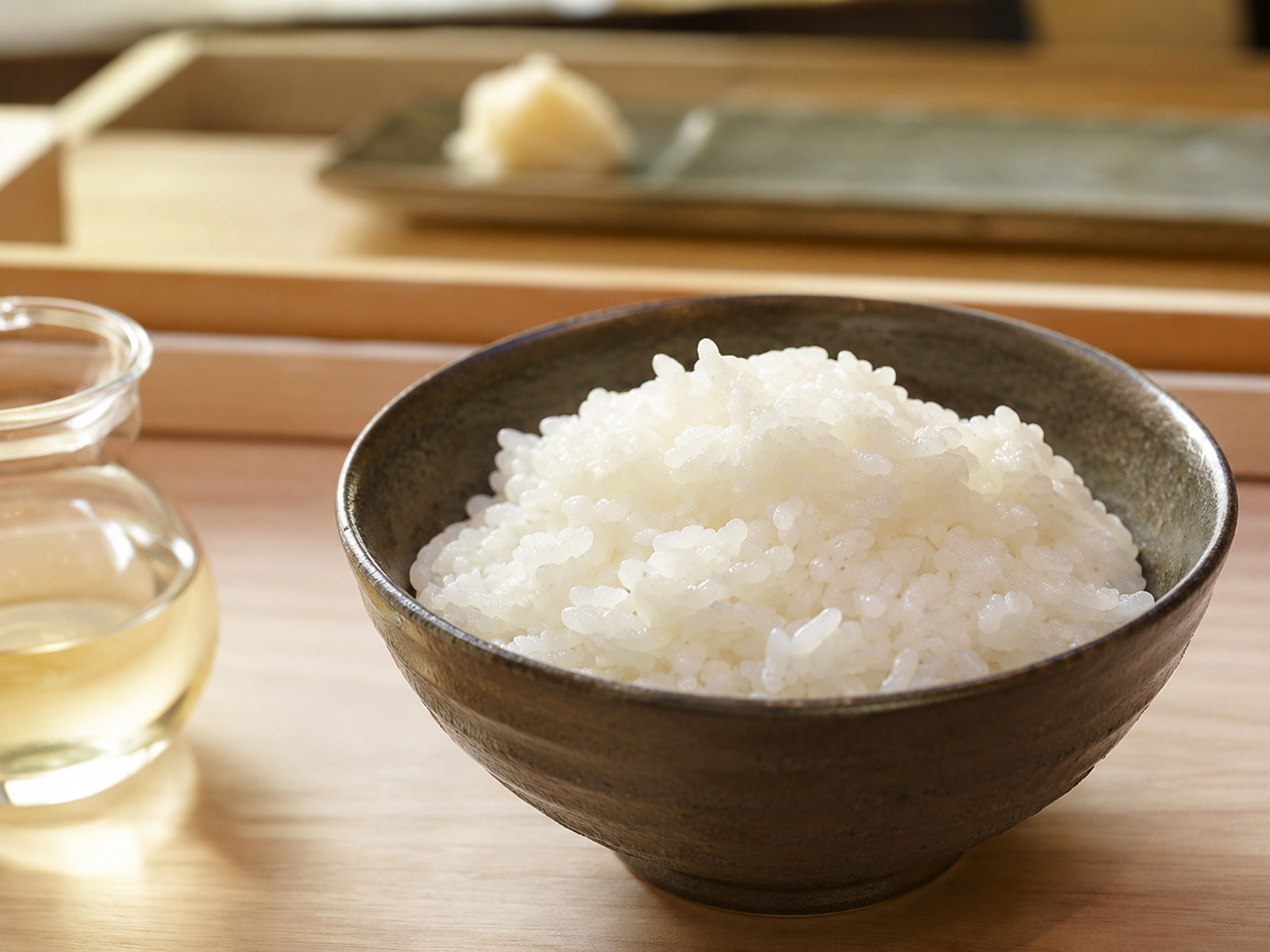 米酢を合わせた清らかな寿司飯